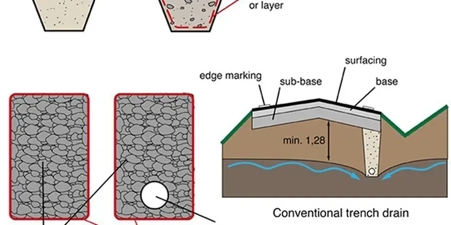 Illustrative image of Geotechnical road drainage in Manchester