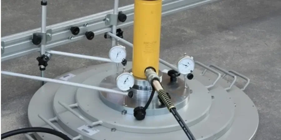 Illustrative image of Plate load test (PLT) in Manchester